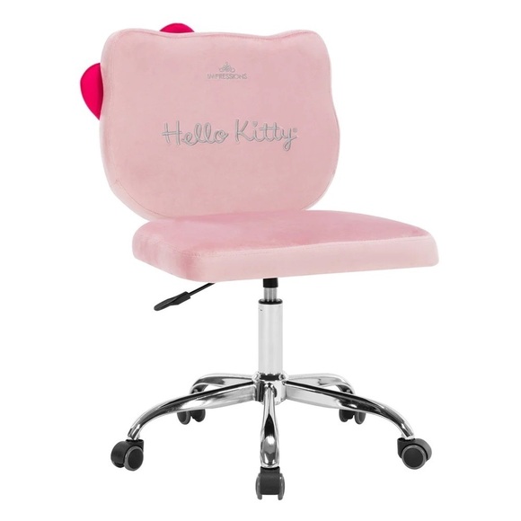 Hello Kitty® Kawaii Swivel Vanity Chair - Picture 3 of 9